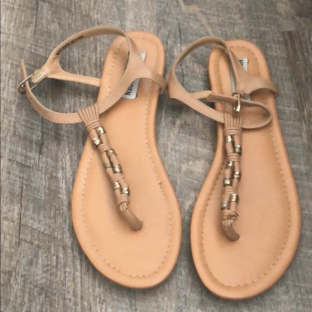 Camel color sandals